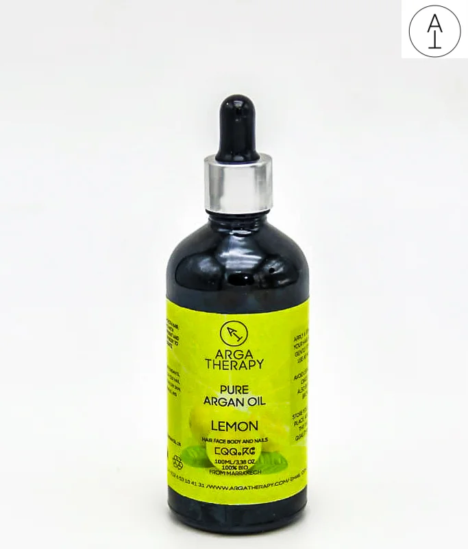 pure argan oil with lemon